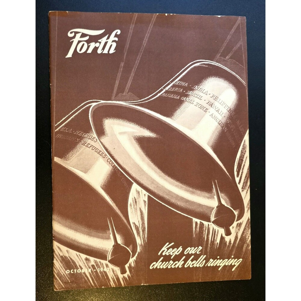 Go Forth Protestan Episcopal Church Go Forward WAR TIME MAGAZINE Oct 1942 No. 10